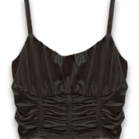 Gilly Hicks Corset Top- Black - Picture 2 of 4